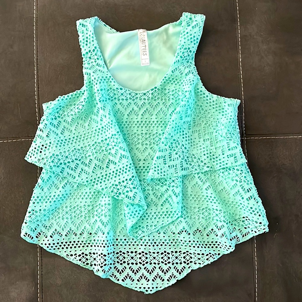 🏝️Beautees Aqua Tank Top🏝️